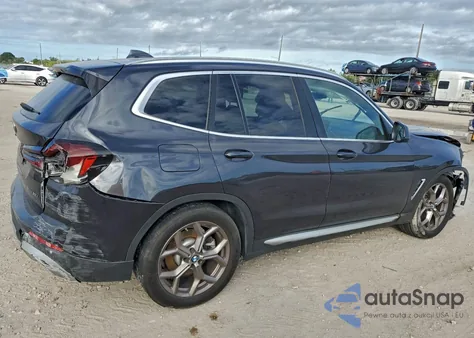 2022 BMW X3 Sdrive30I from USA, damaged, VIN 5UX43DP08N9J13685